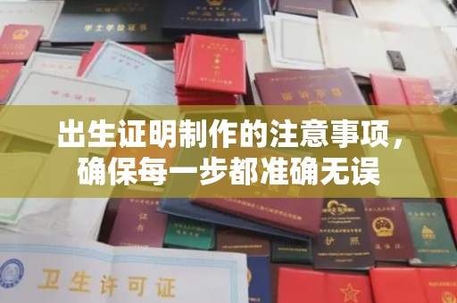 雁江出生证明制作的注意事项，确保每一步都准确无误